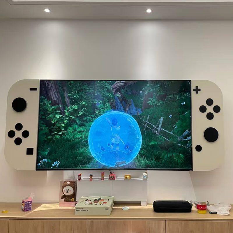 Nintendo Switch Joy-Con TV Wall Decor – Custom Wood Gaming Room Decoration | HOMEINA