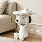 Snoopy Resin Side Table – Peanuts Art Toy Home Decor | HOMEINA