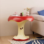 Bitten Apple Resin Side Table – Creative Art Toy Home Decor | HOMEINA