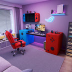 Nintendo Switch Gaming Desk – Custom Wood Computer Desk | HOMEINA
