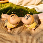 Crayon Shin-chan Bee Costume PVC Figurine Set – 2pcs Anime Collectible 12cm | HOMEINA