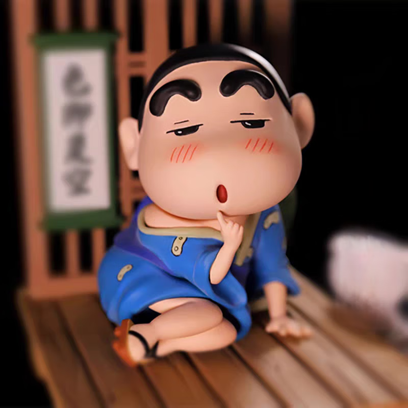 Crayon Shin-chan Kimono PVC Figurine 12cm – Anime Collectible Desk Decor | HOMEINA