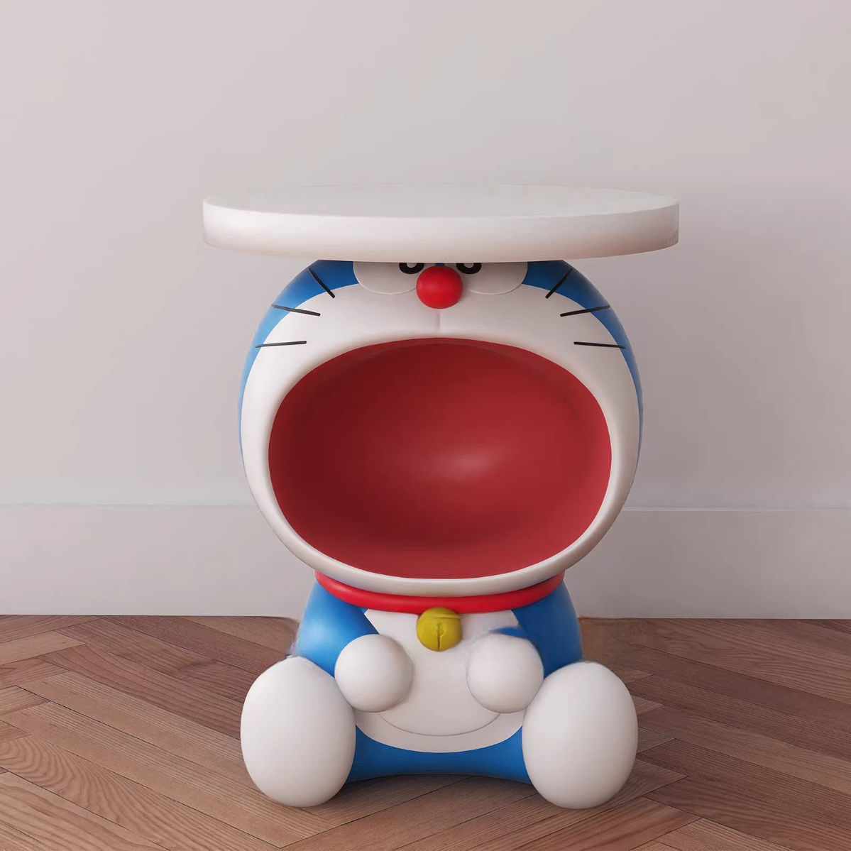 Doraemon Resin Side Table – Anime Art Toy Home Decor | HOMEINA
