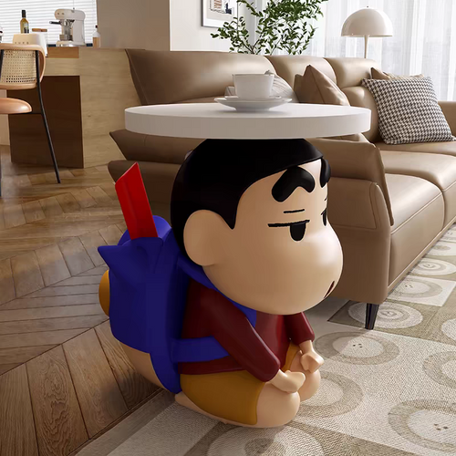 Crayon Shin-chan Action Kamen Resin Side Table – Anime Art Toy | HOMEINA