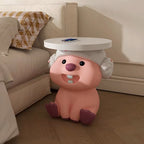 homina-Floor Ornament - Decorative Accessory - Bedside Table - Cartoon Plush Doll（A16)
