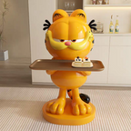 Garfield Resin Tray Stand – Creative Cartoon Home Decor | HOMEINA