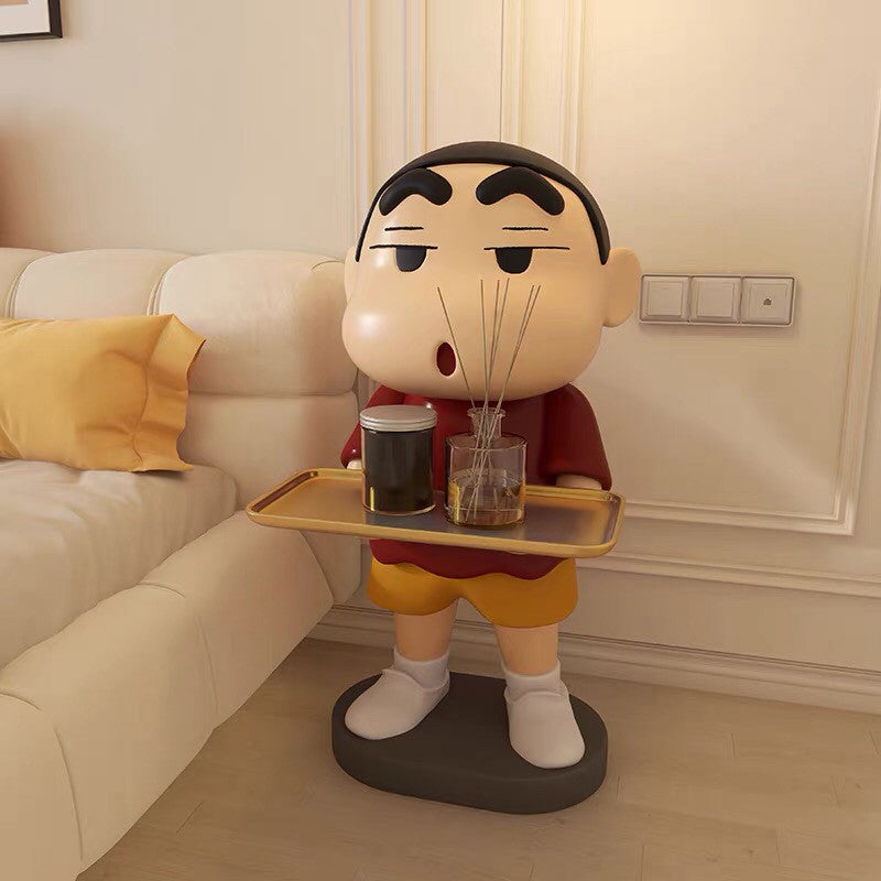 Crayon Shin-chan Resin Tray Stand – Creative Home Decor | HOMEINA