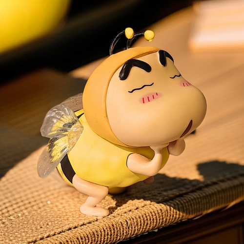 Crayon Shin-chan Bee Costume PVC Figurine Set – 2pcs Anime Collectible 12cm | HOMEINA