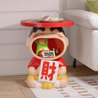 Crayon Shin-chan Resin Storage Side Table – Cartoon Home Decor | HOMEINA