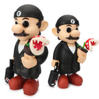 Mario Black Suit PVC Figurine – Cool Gangster Style Collectible 30cm / 50cm | HOMEINA