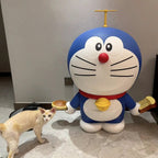 Doraemon PVC Figurine with Dorayaki & Bamboo Copter – 30cm / 50cm Anime Collectible | HOMEINA