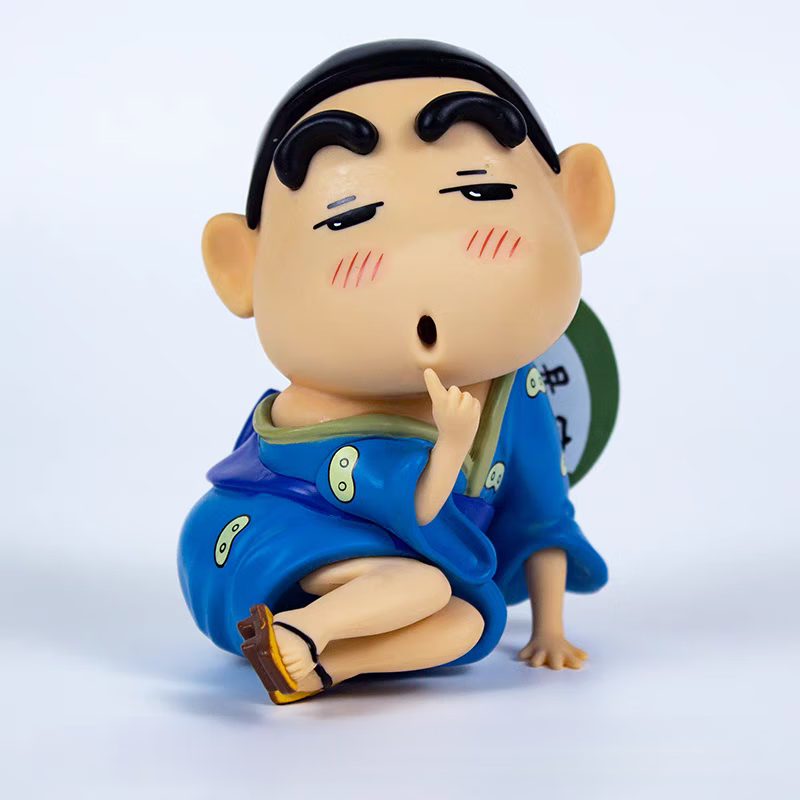 Crayon Shin-chan Kimono PVC Figurine 12cm – Anime Collectible Desk Decor | HOMEINA