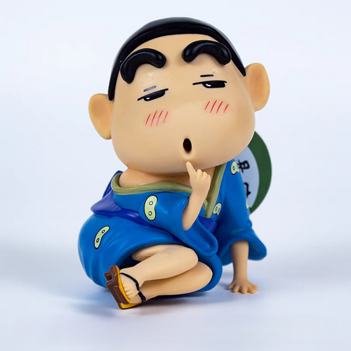 Crayon Shin-chan Kimono PVC Figurine 12cm – Anime Collectible Desk Decor | HOMEINA
