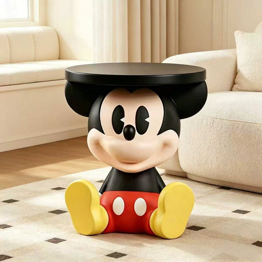 Mickey Mouse Resin Side Table – Disney Art Toy Home Decor | HOMEINA