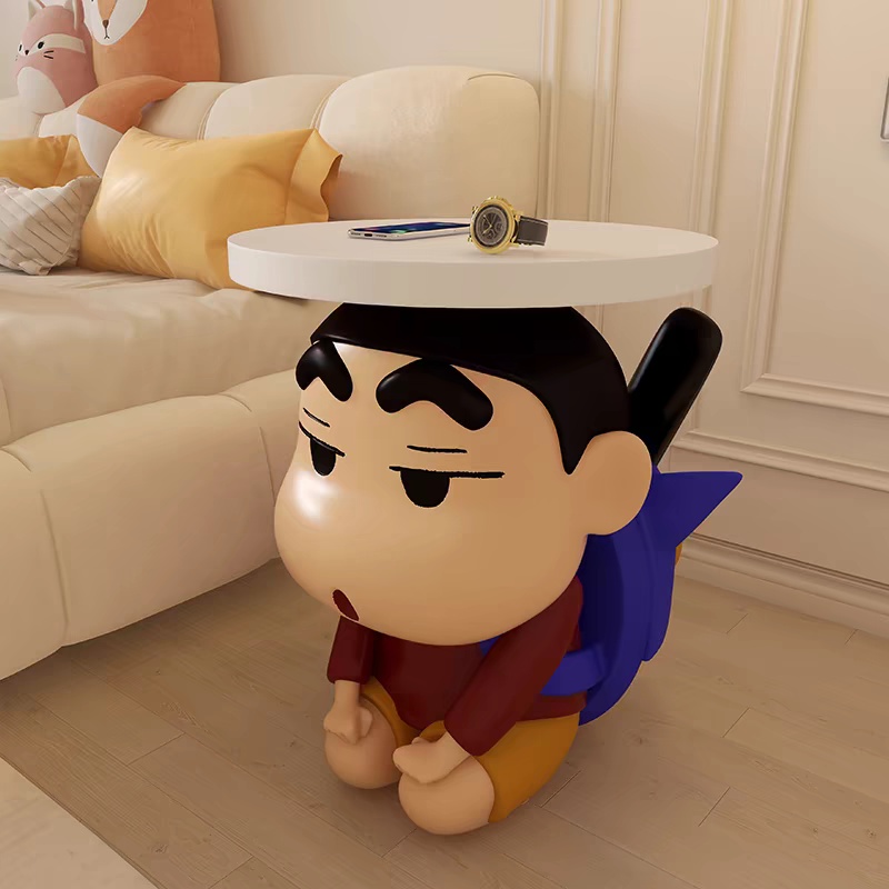 Crayon Shin-chan Action Kamen Resin Side Table – Anime Art Toy | HOMEINA