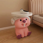homina-Floor Ornament - Decorative Accessory - Bedside Table - Cartoon Plush Doll（A16)