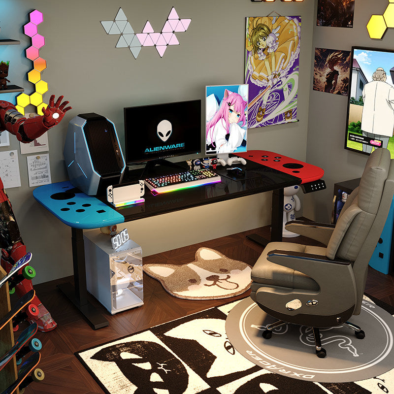 Nintendo Switch Gaming Desk – Custom Glass & Metal Computer Desk | HOMEINA