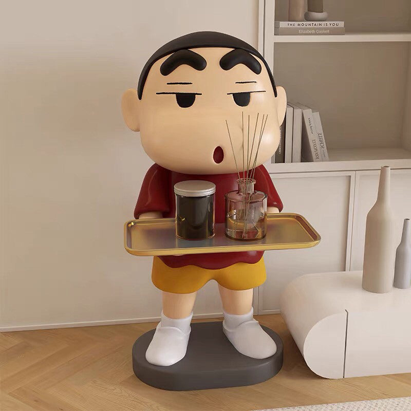 Crayon Shin-chan Resin Tray Stand – Creative Home Decor | HOMEINA