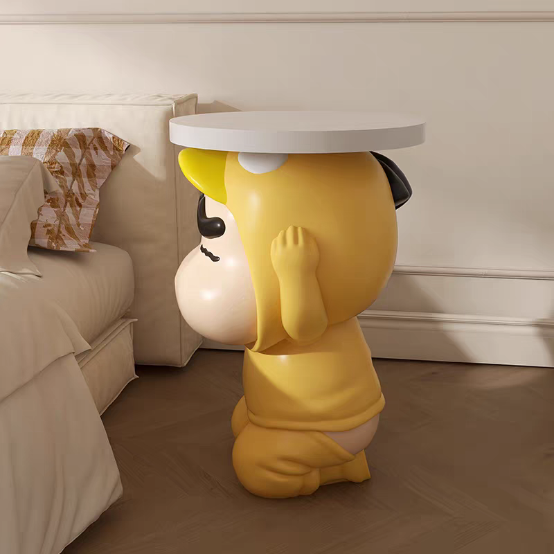 Crayon Shin-chan Resin Side Table – Creative Cartoon Home Decor | HOMEINA