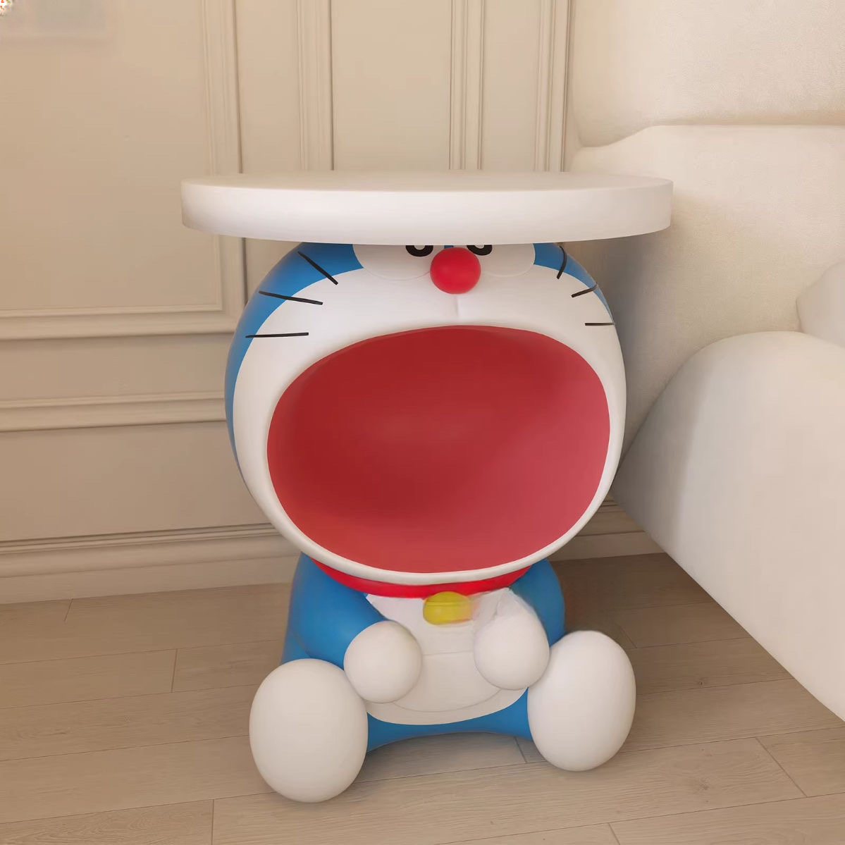 Doraemon Resin Side Table – Anime Art Toy Home Decor | HOMEINA