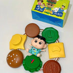 Crayon Shin-chan Burger Hat PVC Figurine – 16cm Anime Collectible | HOMEINA