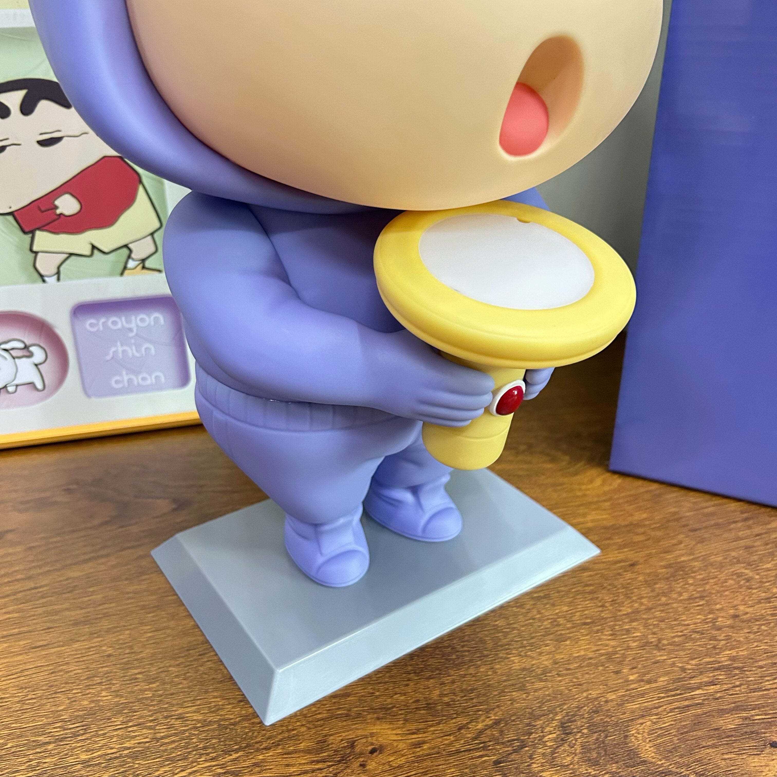 Crayon Shin-chan Dark Hero PVC Figurine – 43cm Light-Up Anime Collectible | HOMEINA