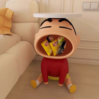Crayon Shin-chan Resin Sitting Storage Side Table – Cartoon Home Decor | HOMEINA