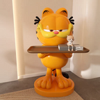 Garfield Resin Tray Stand – Creative Cartoon Home Decor | HOMEINA