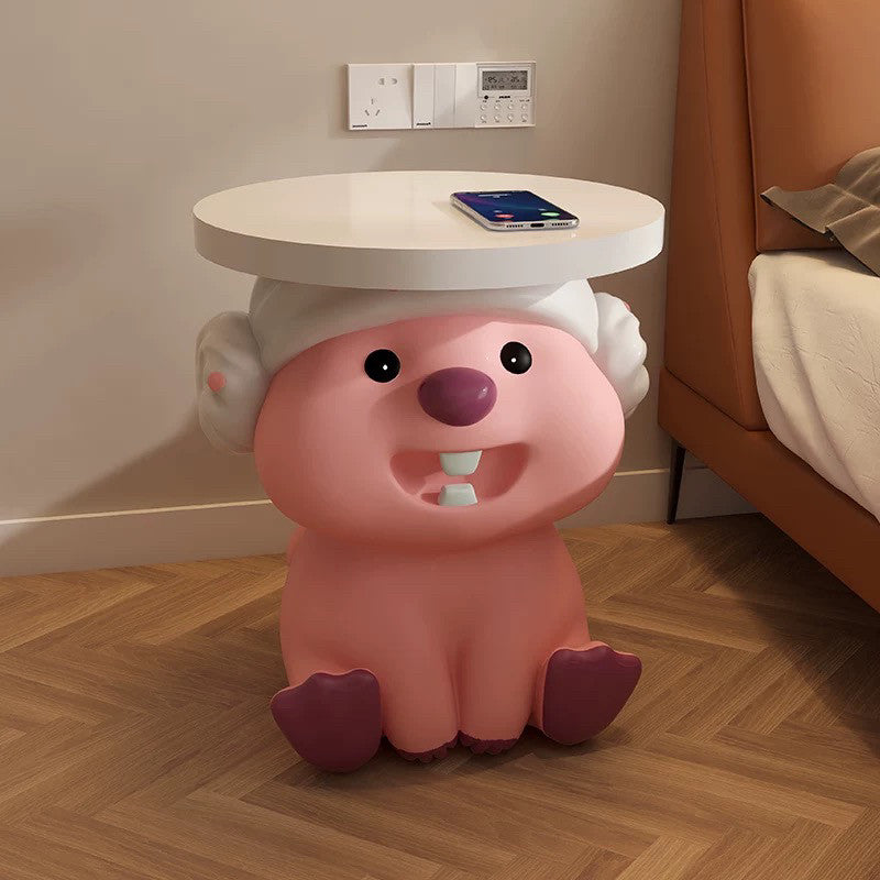 homina-Floor Ornament - Decorative Accessory - Bedside Table - Cartoon Plush Doll（A16)