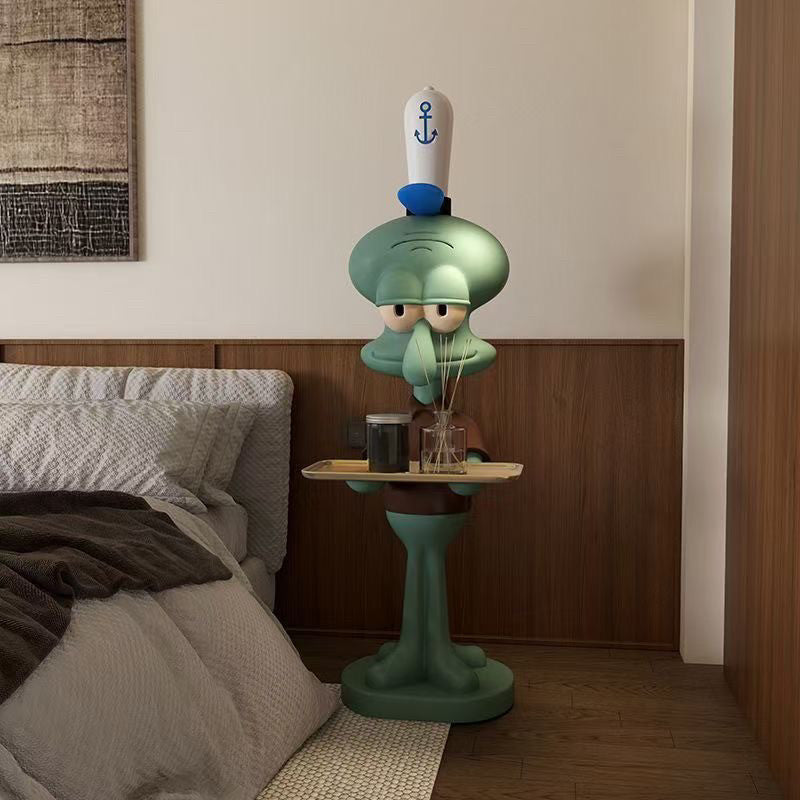 Squidward Resin Side Table – SpongeBob Creative Home Decor | HOMEINA