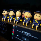 Crayon Shin-chan Police Uniform PVC Figurine Set – 5pcs Anime Collectible | HOMEINA