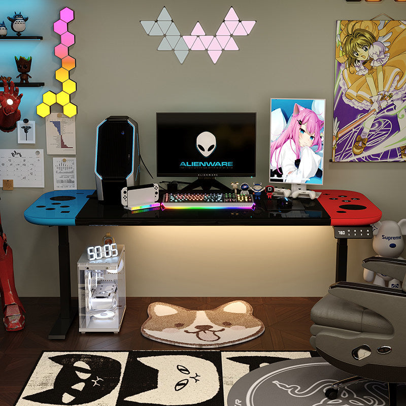 Nintendo Switch Gaming Desk – Custom Glass & Metal Computer Desk | HOMEINA