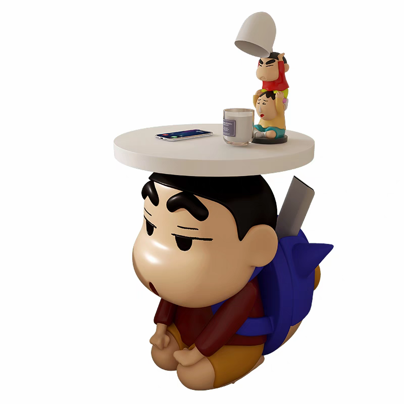 Crayon Shin-chan Action Kamen Resin Side Table – Anime Art Toy | HOMEINA
