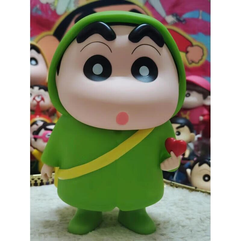 Crayon Shin-chan Raincoat PVC Figurine Set of 3 – 22cm Anime Collectible | HOMEINA