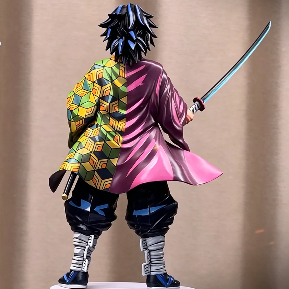 Tomioka Giyuu Repainted Handmade PVC Figurine 25cm – Demon Slayer Anime Collectible Statue with Gift Box | HOMEINA