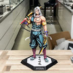 Uzui Tengen Repainted Handmade PVC Figurine 30cm – Demon Slayer Sound Hashira Anime Collectible with Gift Box | HOMEINA
