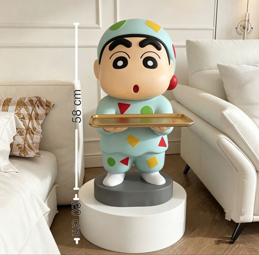 Crayon Shin-chan Pajama Resin Tray Stand – Cartoon Home Decor | HOMEINA