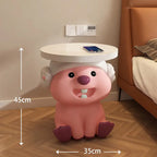 homina-Floor Ornament - Decorative Accessory - Bedside Table - Cartoon Plush Doll（A16)