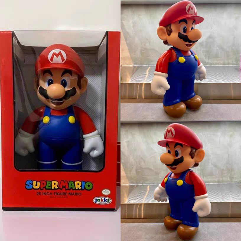 Super Mario Articulated PVC Action Figure 50cm – Poseable Game Collectible | HOMEINA