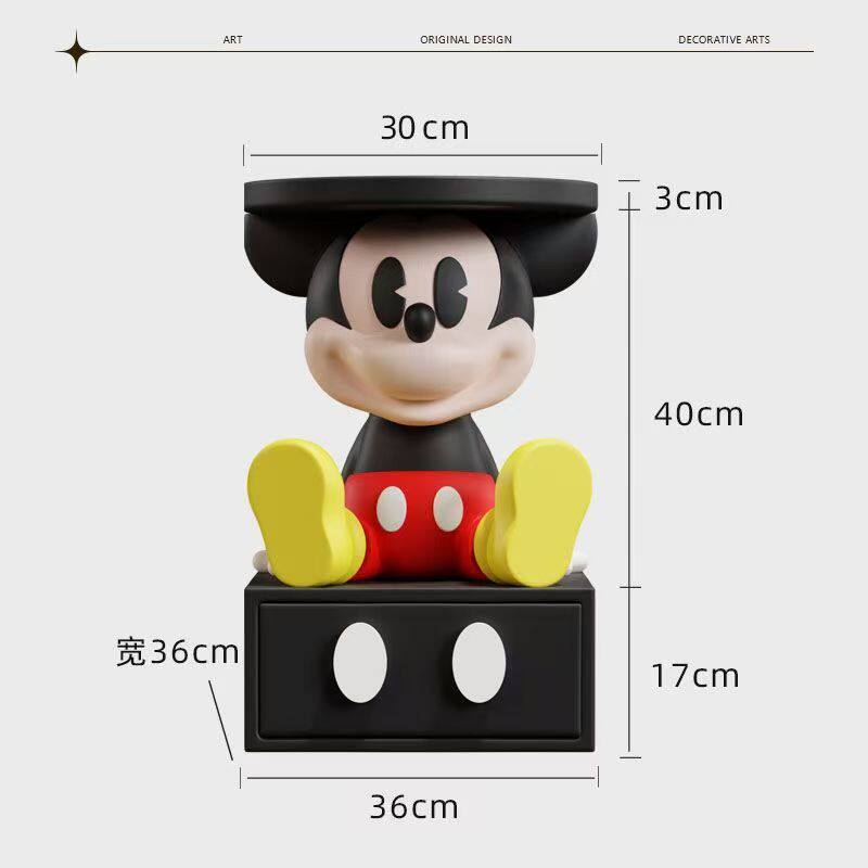 Mickey Mouse Resin Side Table – Disney Art Toy Home Decor | HOMEINA
