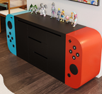 Nintendo Switch Storage Cabinet – Custom Wood Gaming Sideboard | HOMEINA