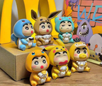 Crayon Shin-chan x Pokémon PVC Figurine Set – 6pcs Anime Collectible 6cm | HOMEINA
