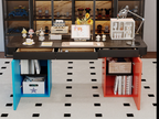 Nintendo Switch Office Desk – Custom Wood Desk with Drawers & Shelves | HOMEINA