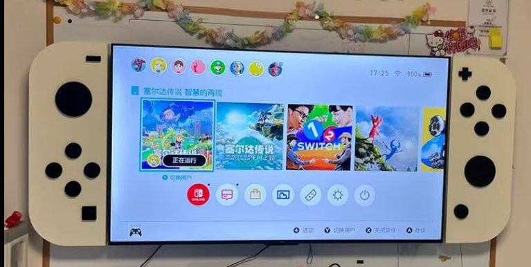 Nintendo Switch Joy-Con TV Wall Decor – Custom Wood Gaming Room Decoration | HOMEINA