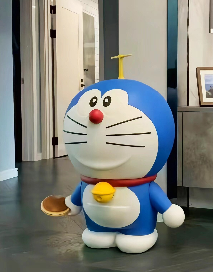 Doraemon PVC Figurine with Dorayaki & Bamboo Copter – 30cm / 50cm Anime Collectible | HOMEINA
