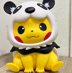 Pikachu Panda Costume PVC Figurine – 35cm Pokemon Anime Collectible | HOMEINA